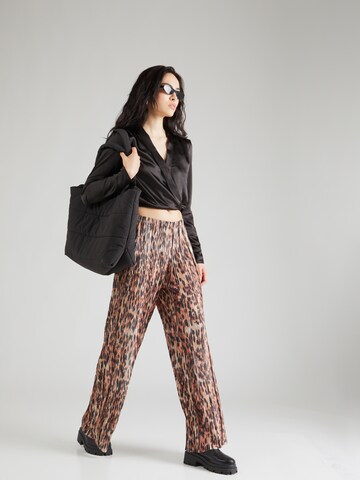 TOPSHOP Wide leg Trousers in Brown
