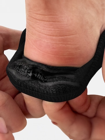 Circle Five Ankle socks '6 Paar Füßlinge Silikongrip ohne verrutschen' in Black