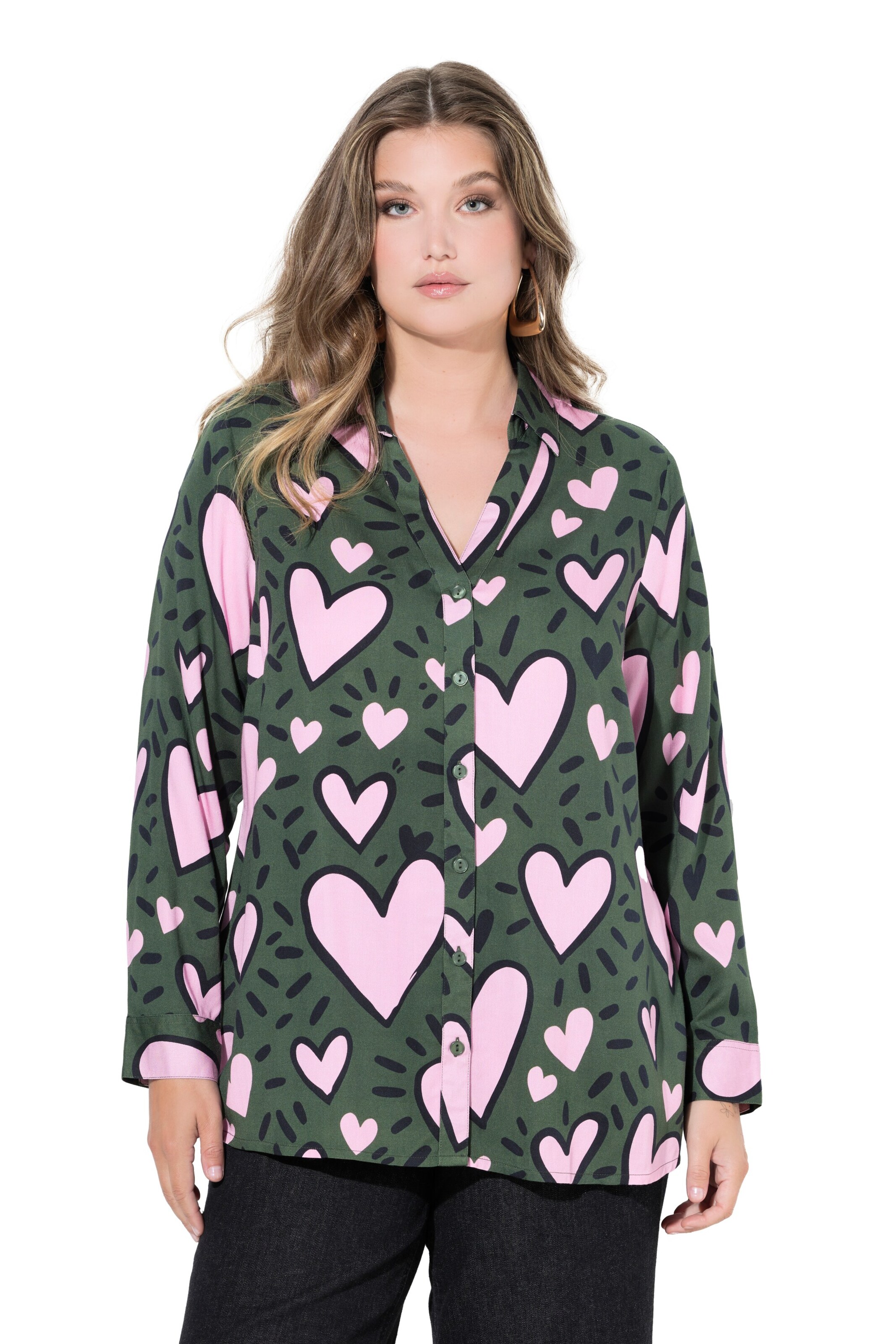 MIAMODA Bluse in Grün: Vorderseite