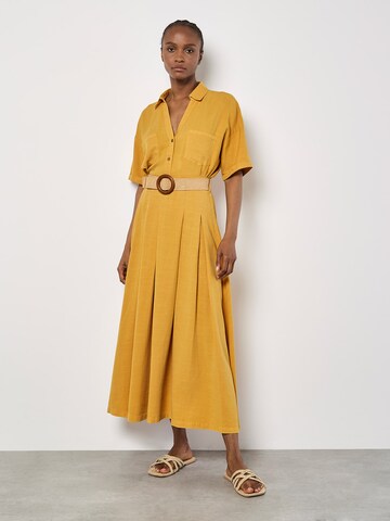 Apricot Rok ' ' in Geel: voorkant