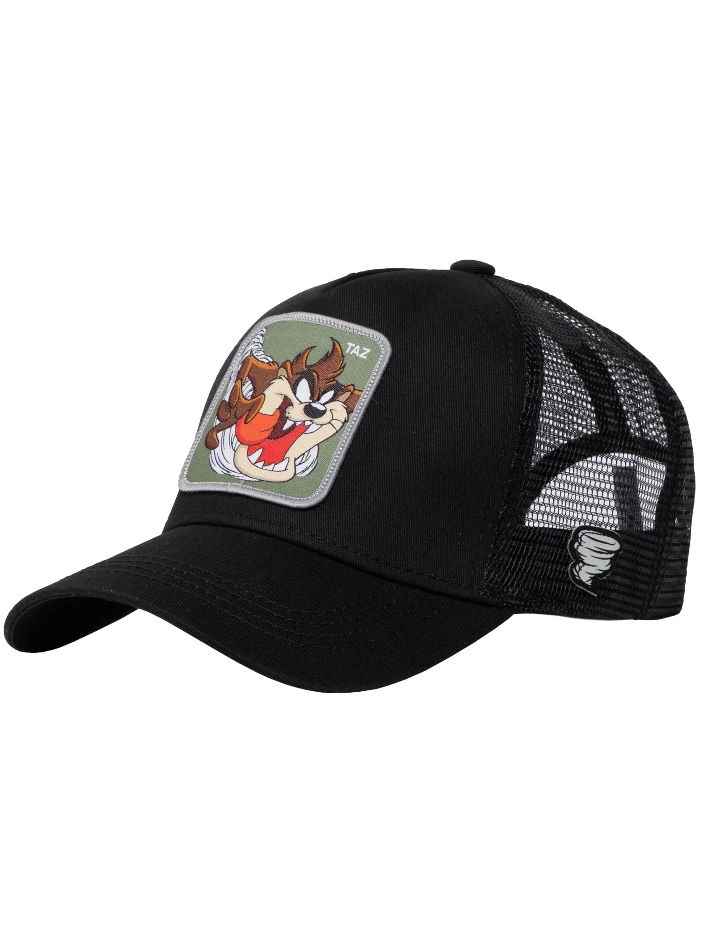 Capslab Cap 'Capslab Freegun Looney Tunes Trucker Cap'‌‌‌‌‌‌‌‌‌ in Schwarz: Vorderseite