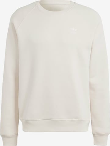 ADIDAS ORIGINALS Sweatshirt 'Trefoil Essentials ' i vit: framsida