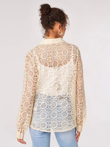 Apricot Bluse in Beige