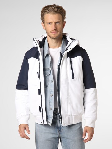 TOMMY HILFIGER Tussenjas in Wit: voorkant