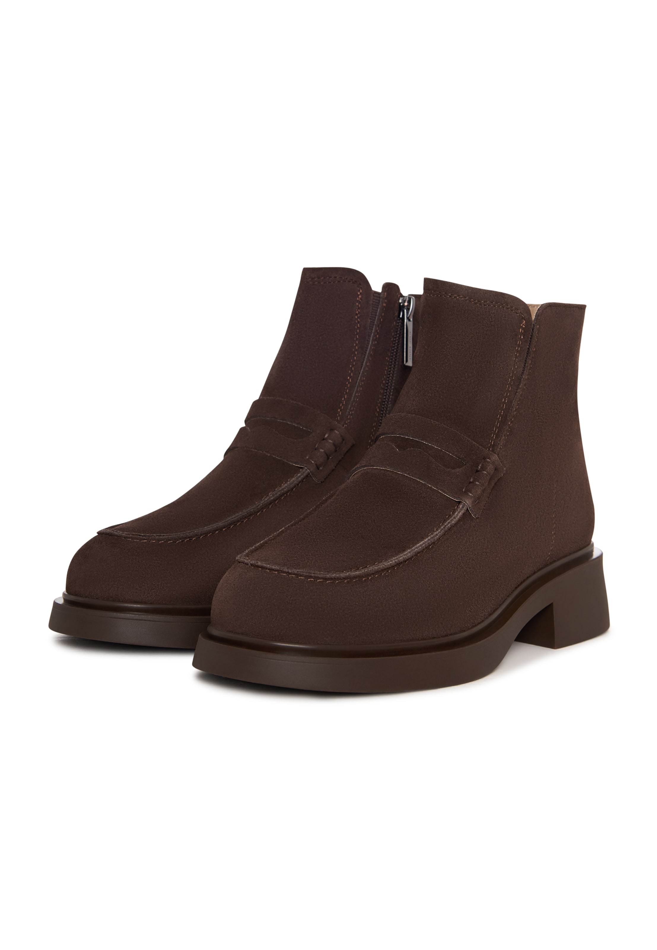 CESARE GASPARI Stiefelette in Braun