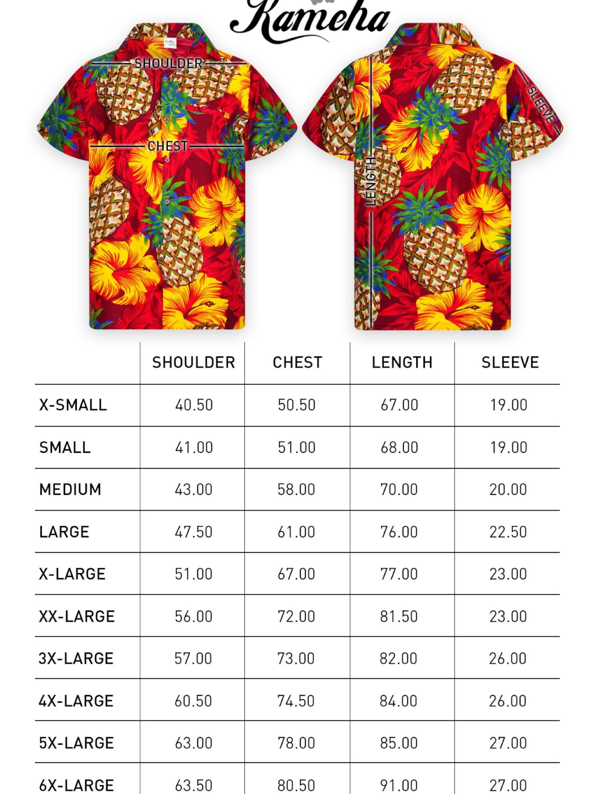 King Kameha Shirt 'Pineapple Hibiscus' in Red