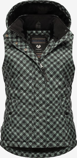Ragwear Γιλέκο 'Hesty' σε XS σε μέντα / μαύρο, Άποψη προϊόντος
