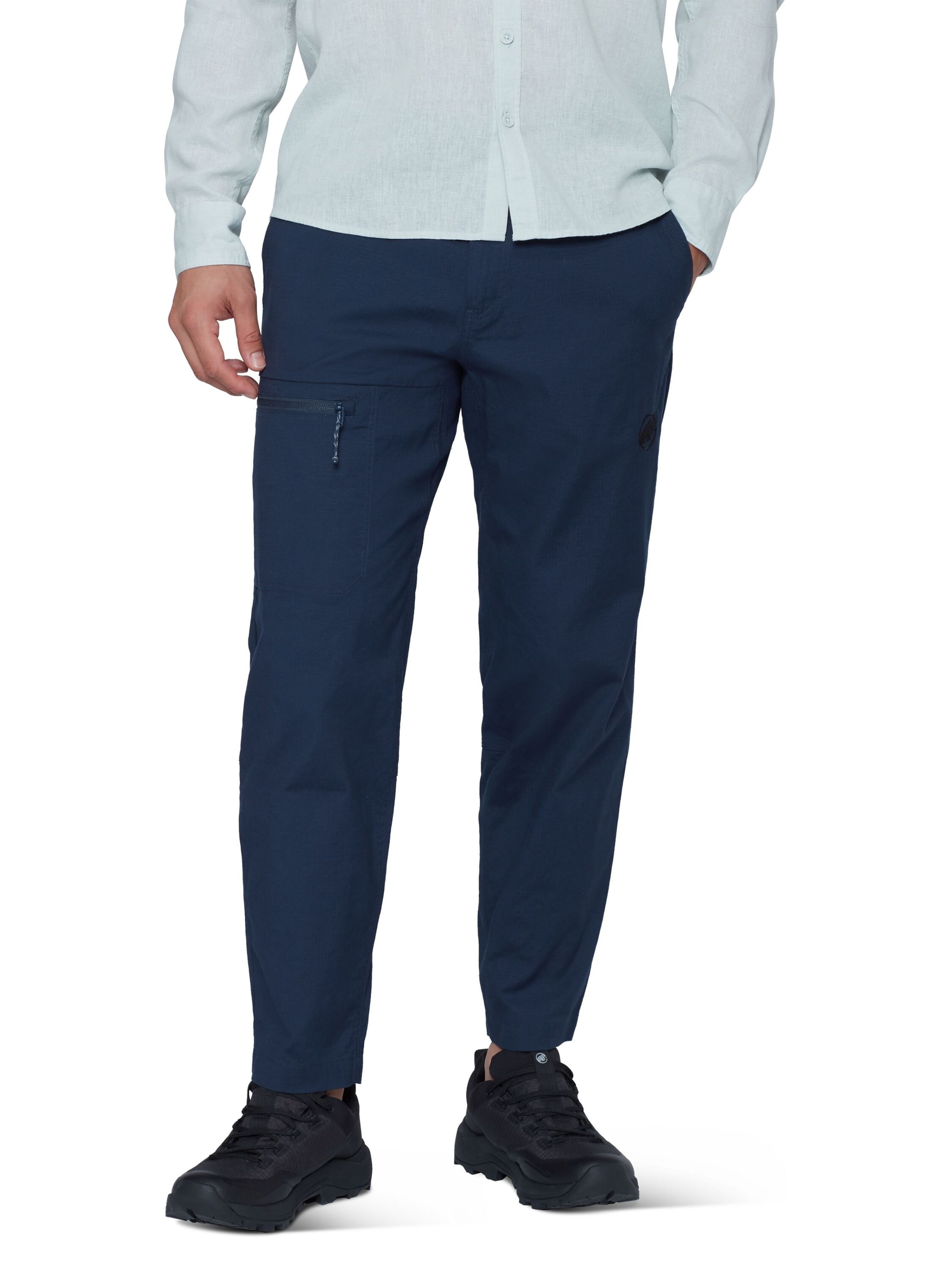 MAMMUT Regular Athletic Pants 'Tamaro' in Blue: front
