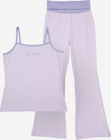 Lindex Set in Purple: front