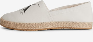 Calvin Klein Jeans - Espadrilles em branco: frente