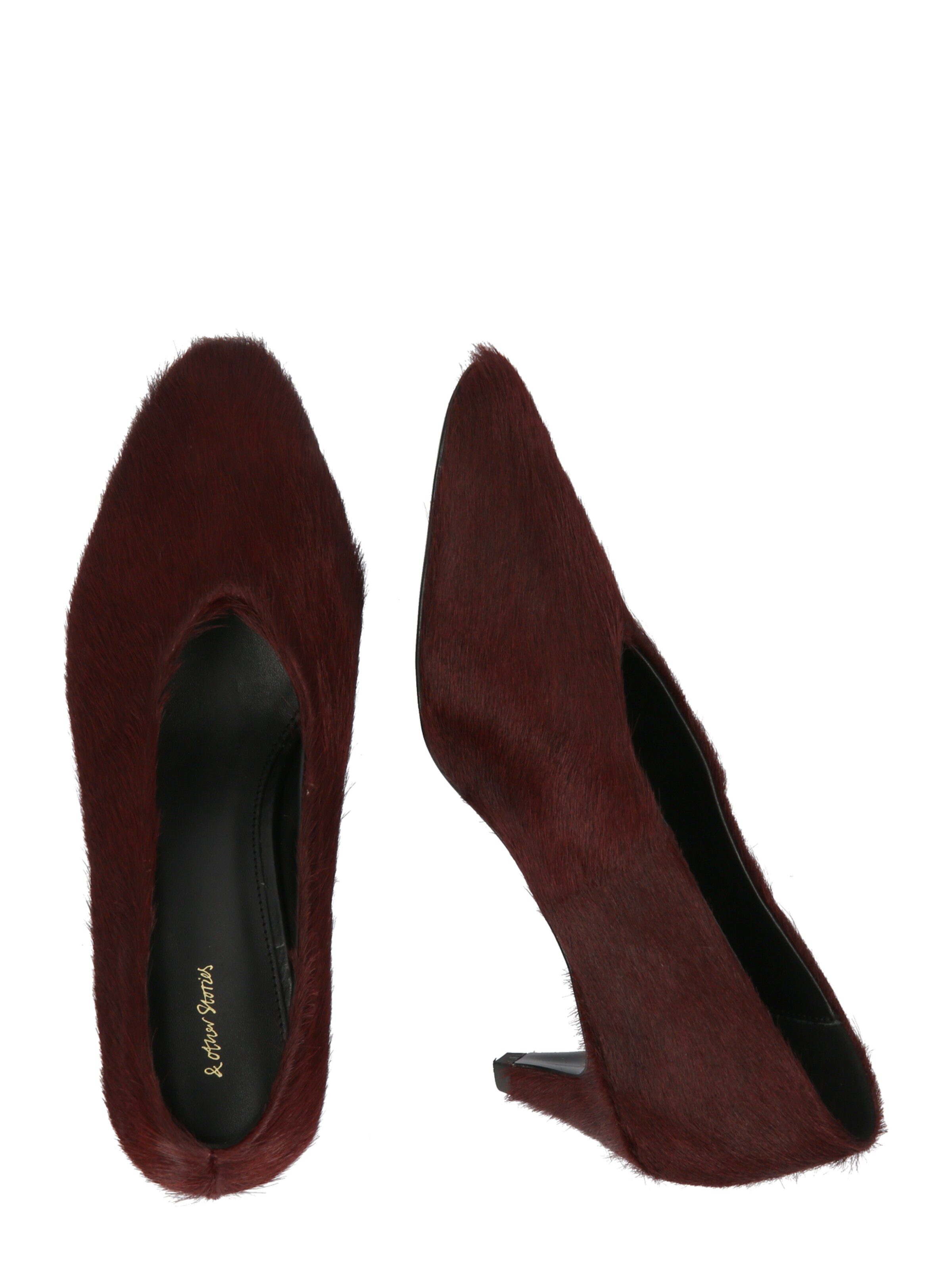 & Other Stories - Zapatos con plataforma en rojo