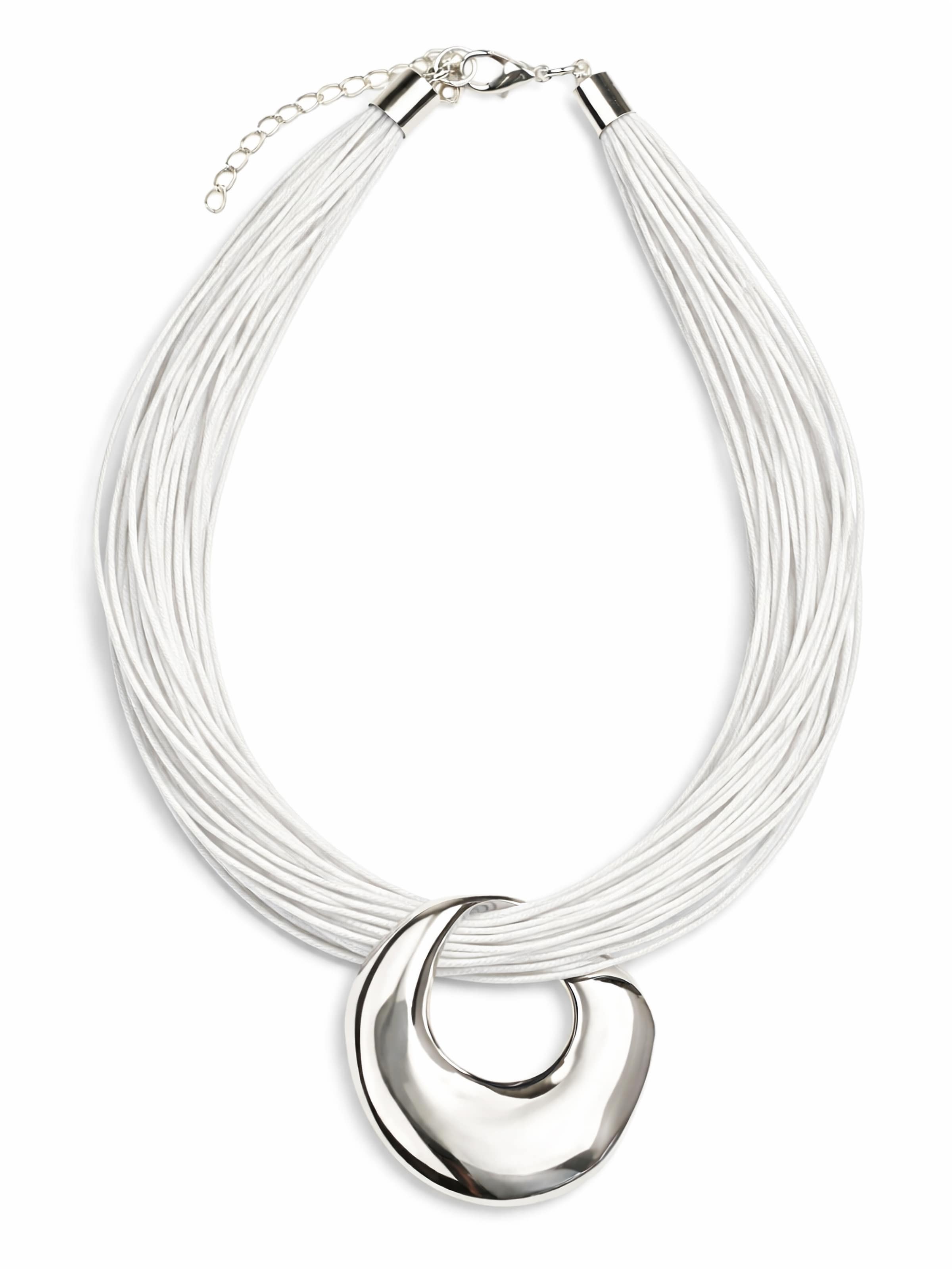 COLLEZIONE ALESSANDRO Kette 'Evora'‌‌‌‌‌ in Weiß