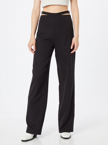 Trendyol Loose fit Trousers in Black: front