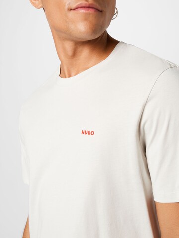 HUGO T-Shirt 'Dero' in Beige
