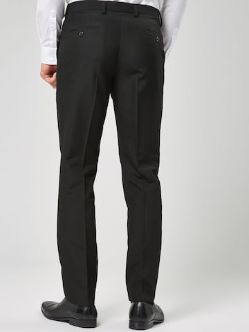 Next Slimfit Hose in Schwarz
