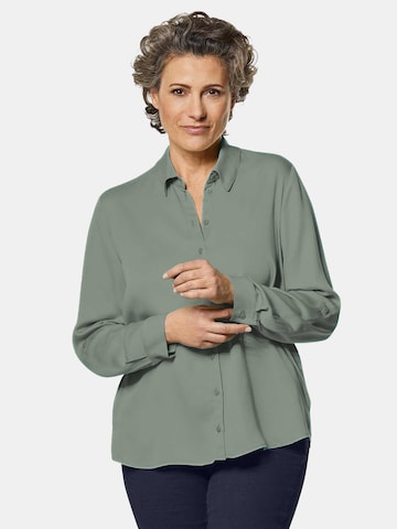 Goldner Blouse in Groen: voorkant