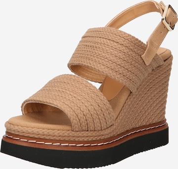 Castañer Sandals 'JIMENA' in Brown: front