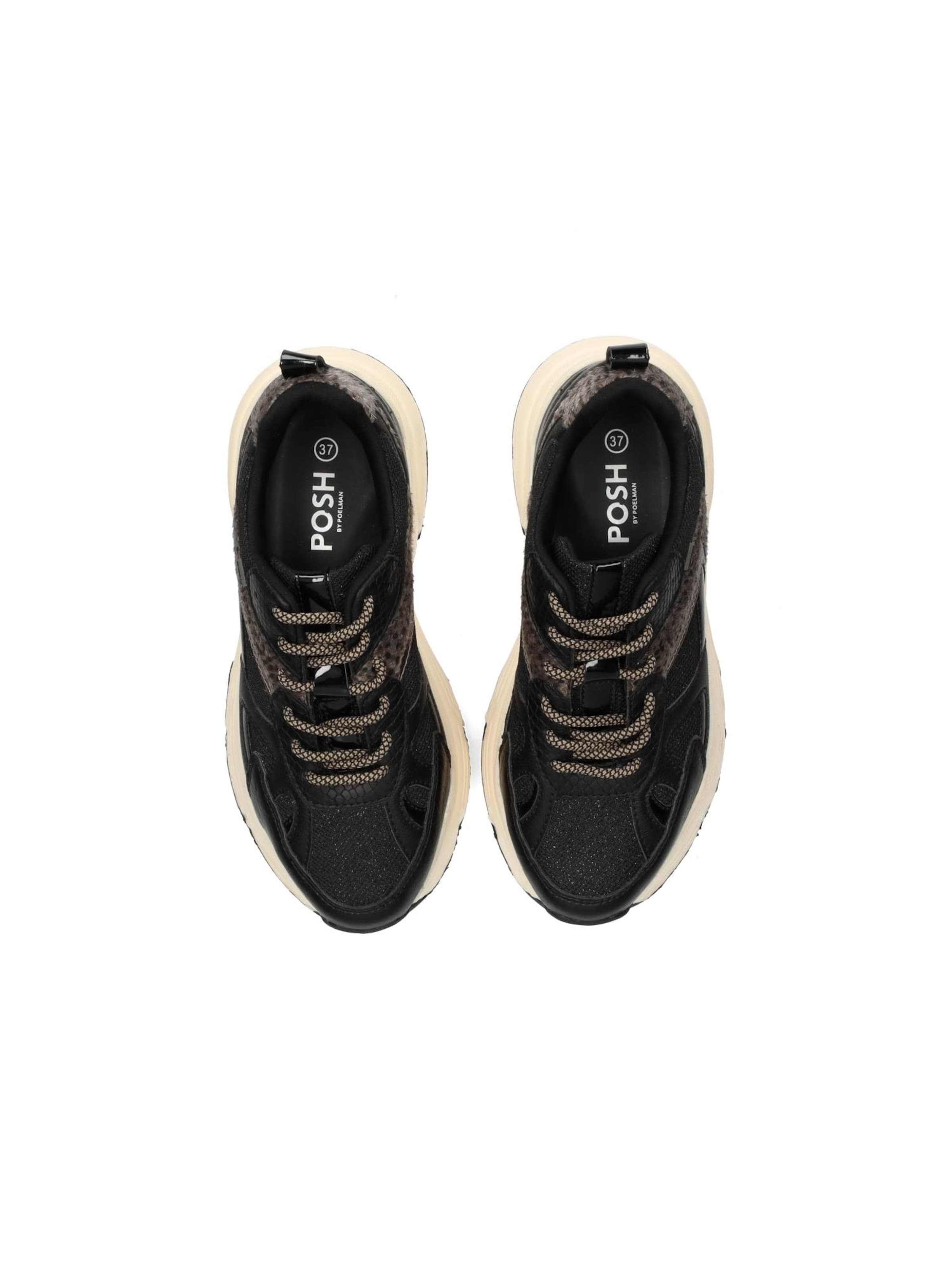 Baskets basses 'AYOKI' POSH by Poelman en mélange de couleurs