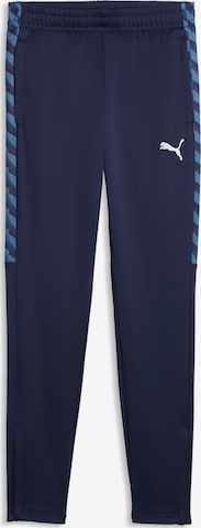 PUMA Workout Pants in Blue: front