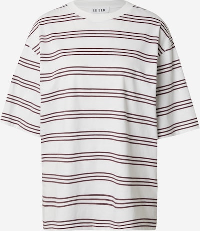 EDITED Oversized paita ' Xia' värissä burgundin punainen / valkoinen, Tuotenäkymä