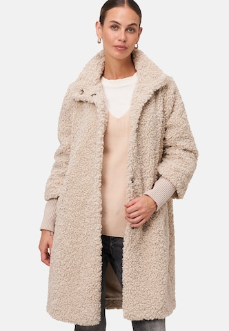 Manteau mi-saison zero en beige : devant