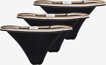 BOSS - Tanga en negro: frente