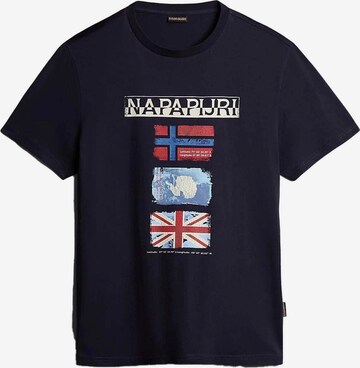 NAPAPIJRI Shirt 'S-Gorfou' in Blauw: voorkant