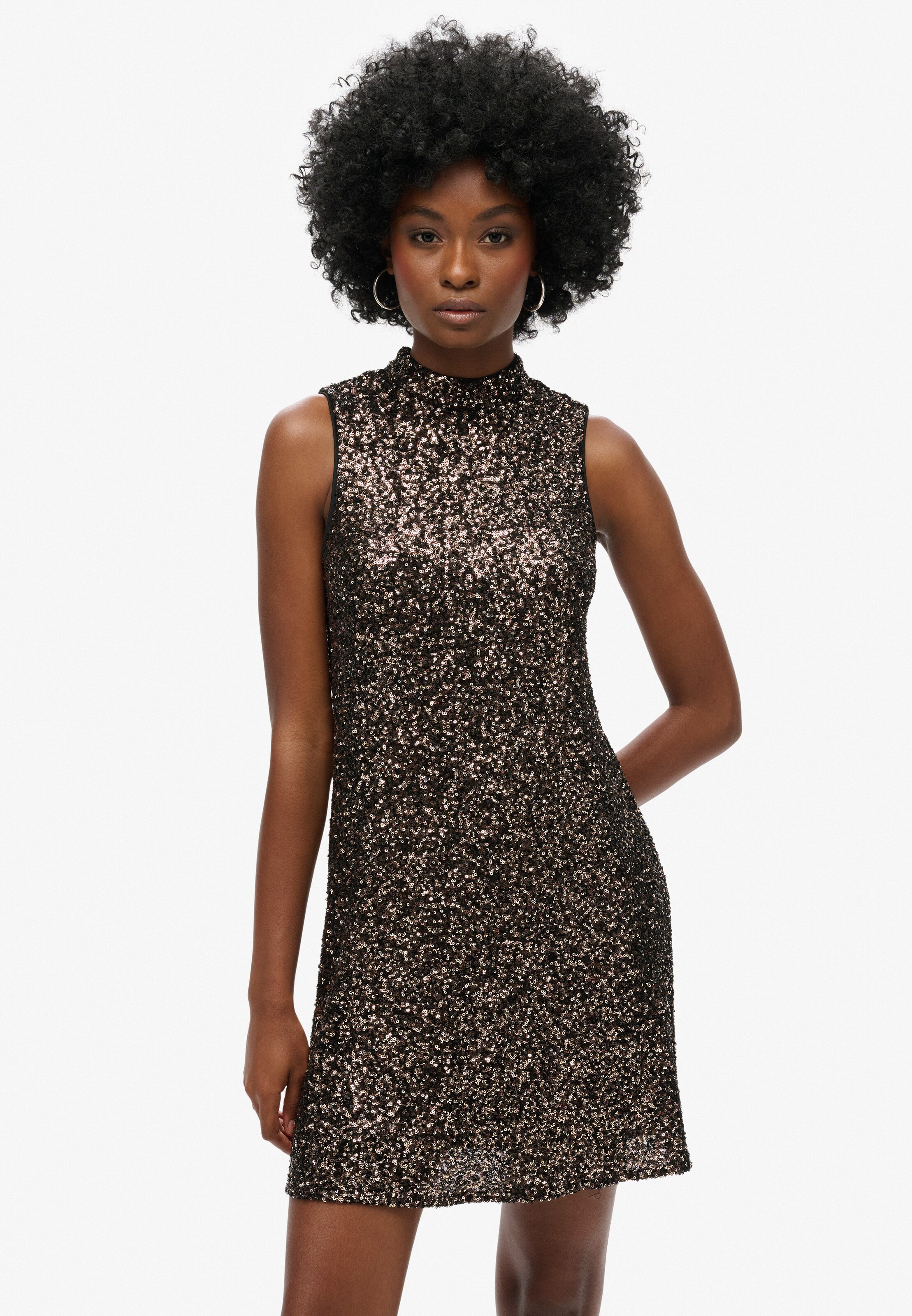 Superdry Cocktailjurk in Bruin