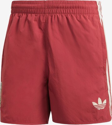ADIDAS PERFORMANCE Regular Workout Pants 'Mexico Adicolor Sprinter' in Red: front