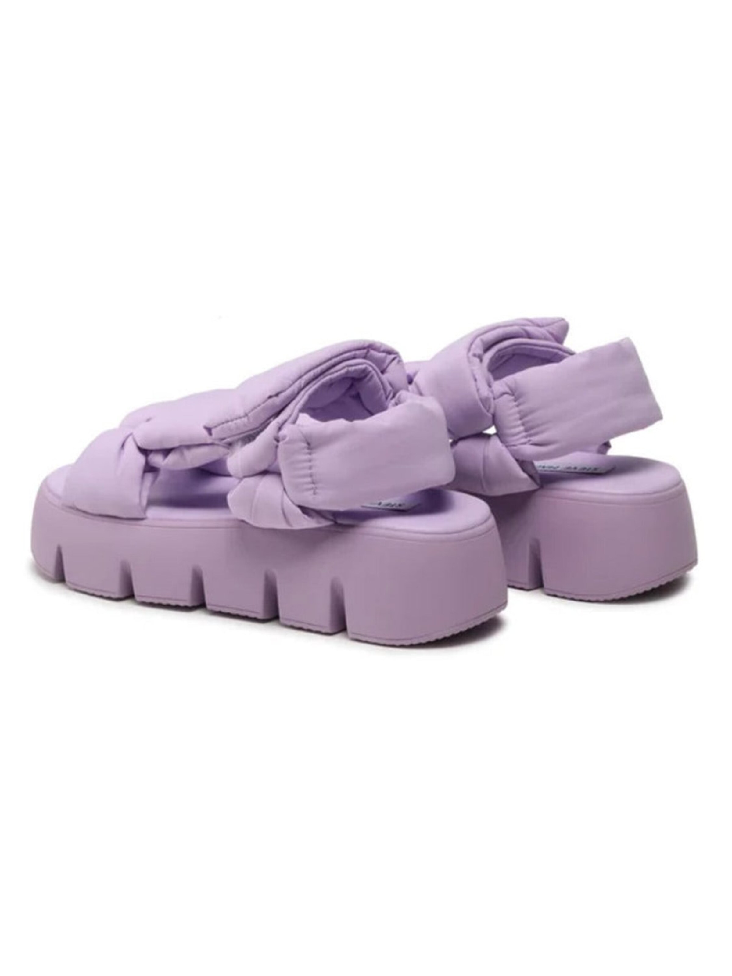 STEVE MADDEN Lace-up shoe 'BONKERS LAVENDER BLOOMS NYLON FABRIC' in Purple