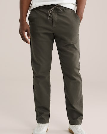 WE Fashion Regular Chino trousers in Grey: front