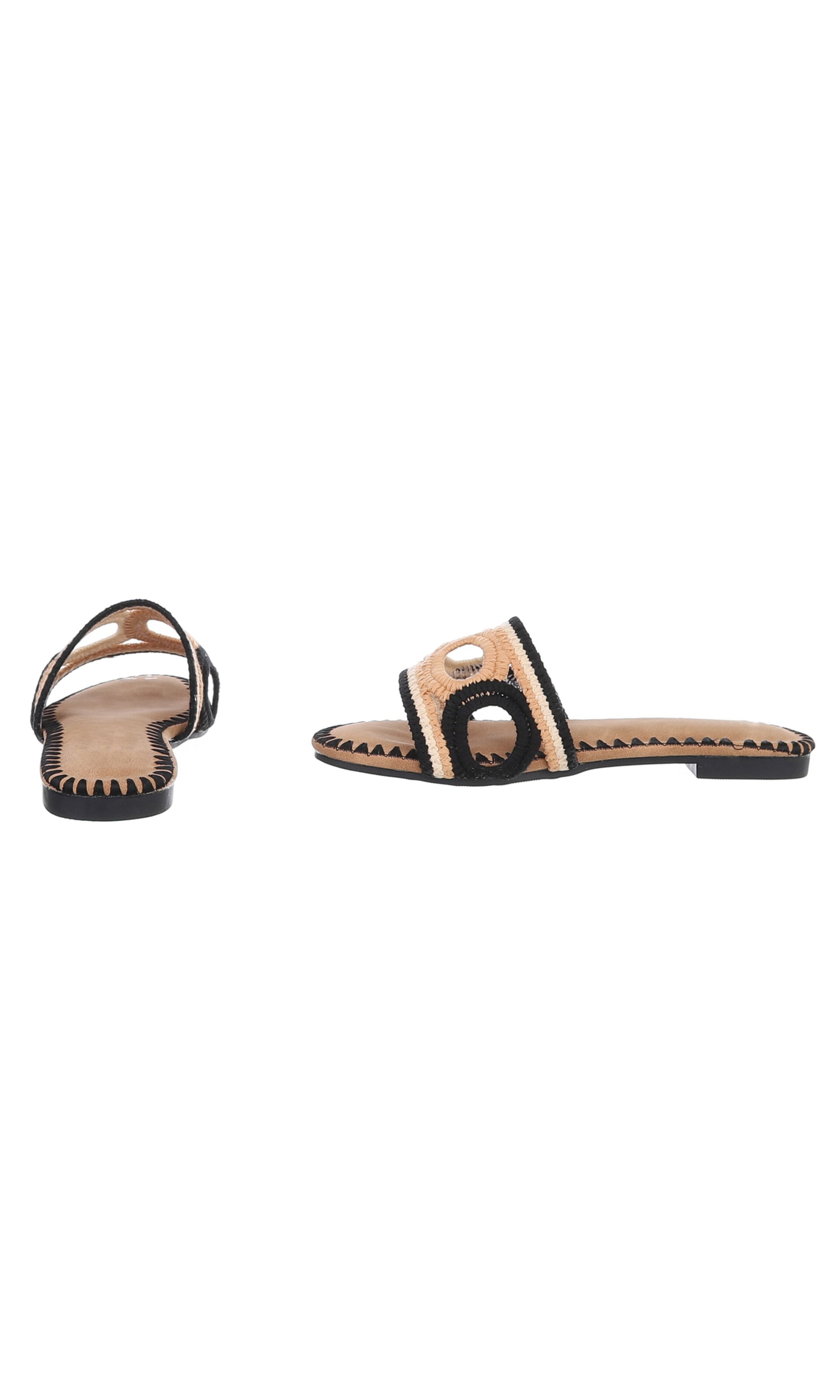 Ital-Design Pantolette in Schwarz