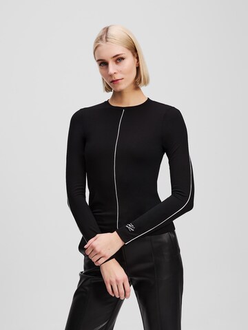 Karl Lagerfeld Shirt in Schwarz: Vorderseite