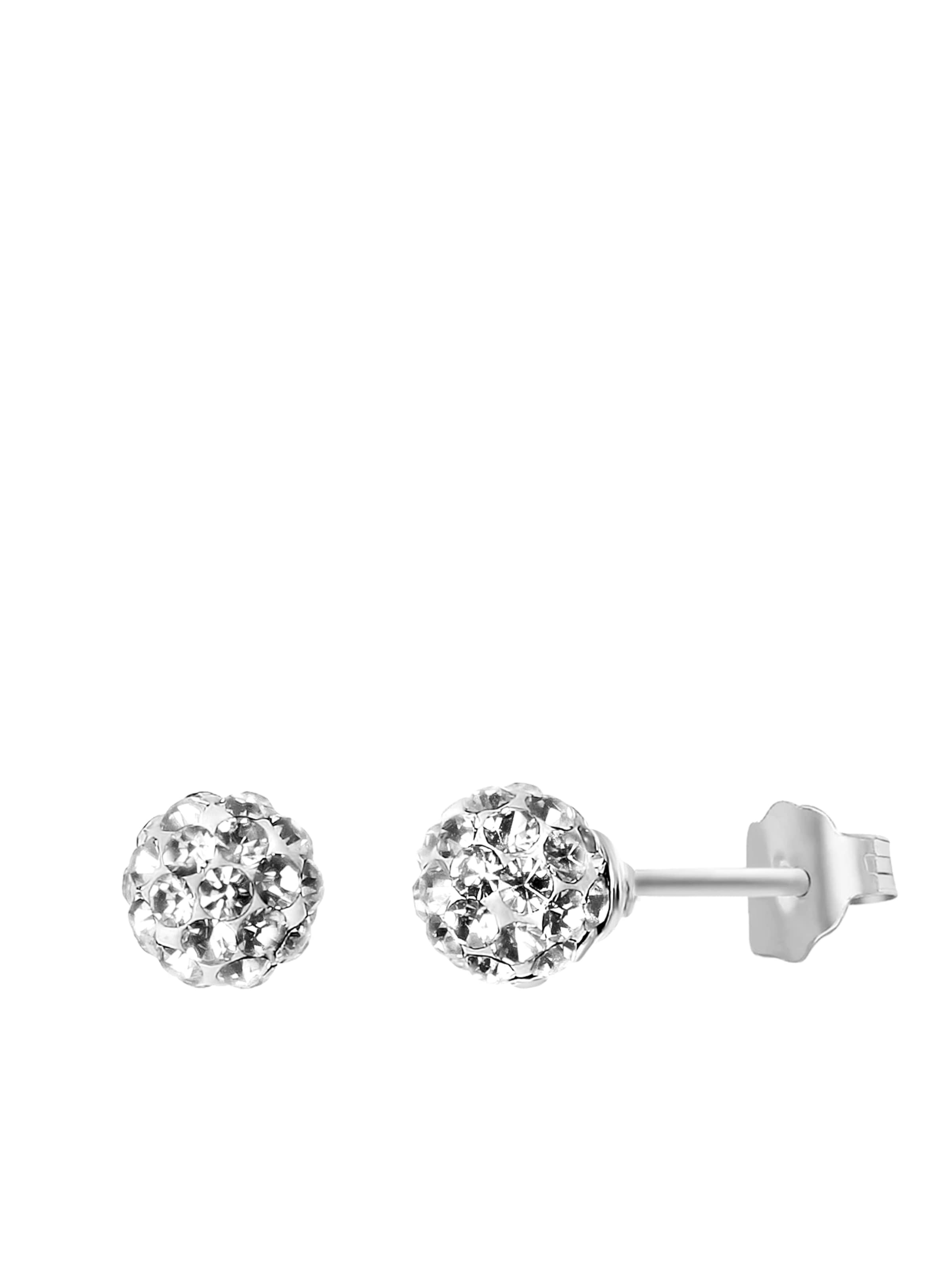 Boucles d'oreilles Lucardi en argent : devant
