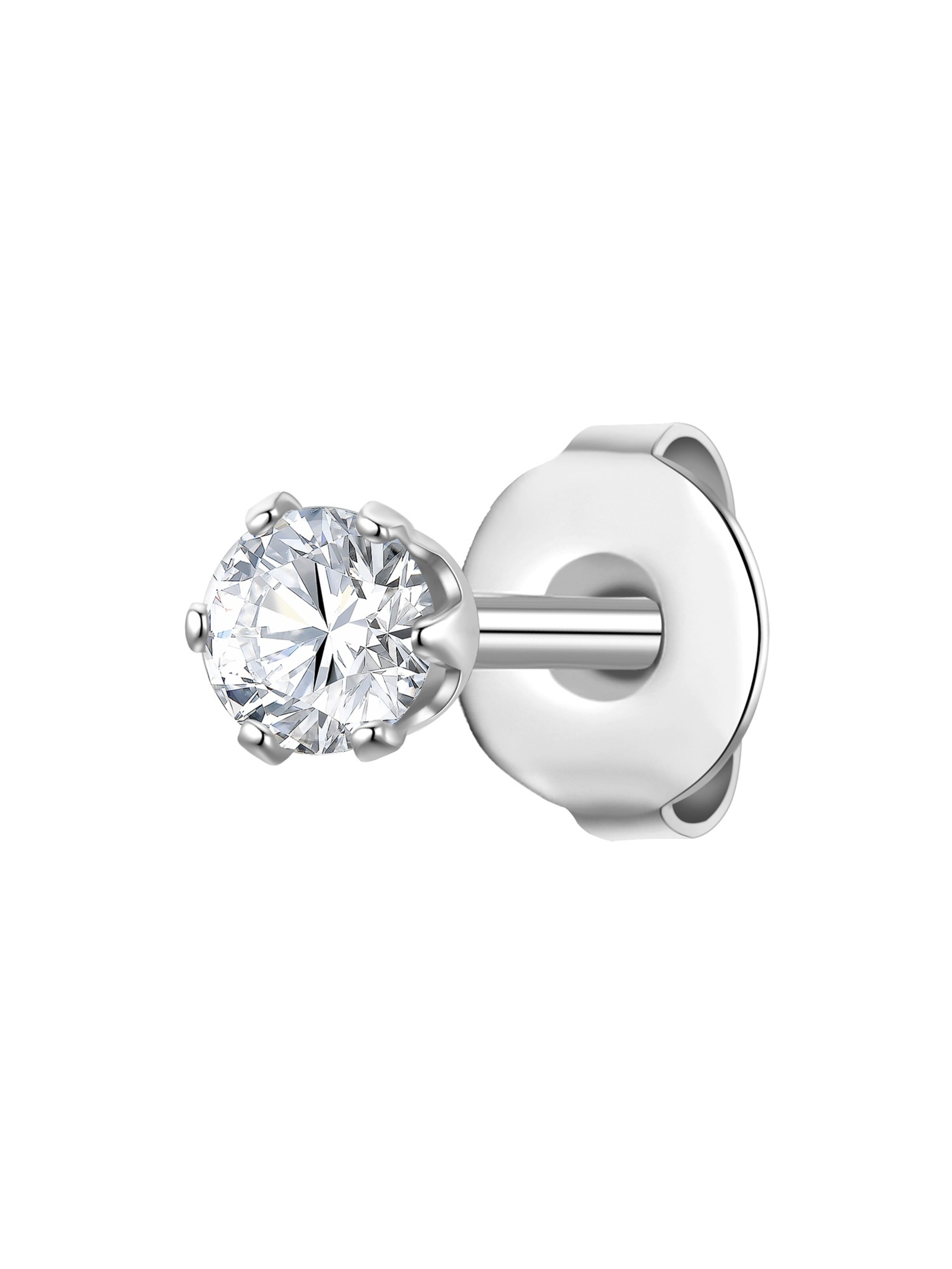 True Rebels Earring in Silver: front