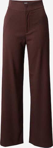 Lindex Wide leg Pants 'Lykke' in Brown: front
