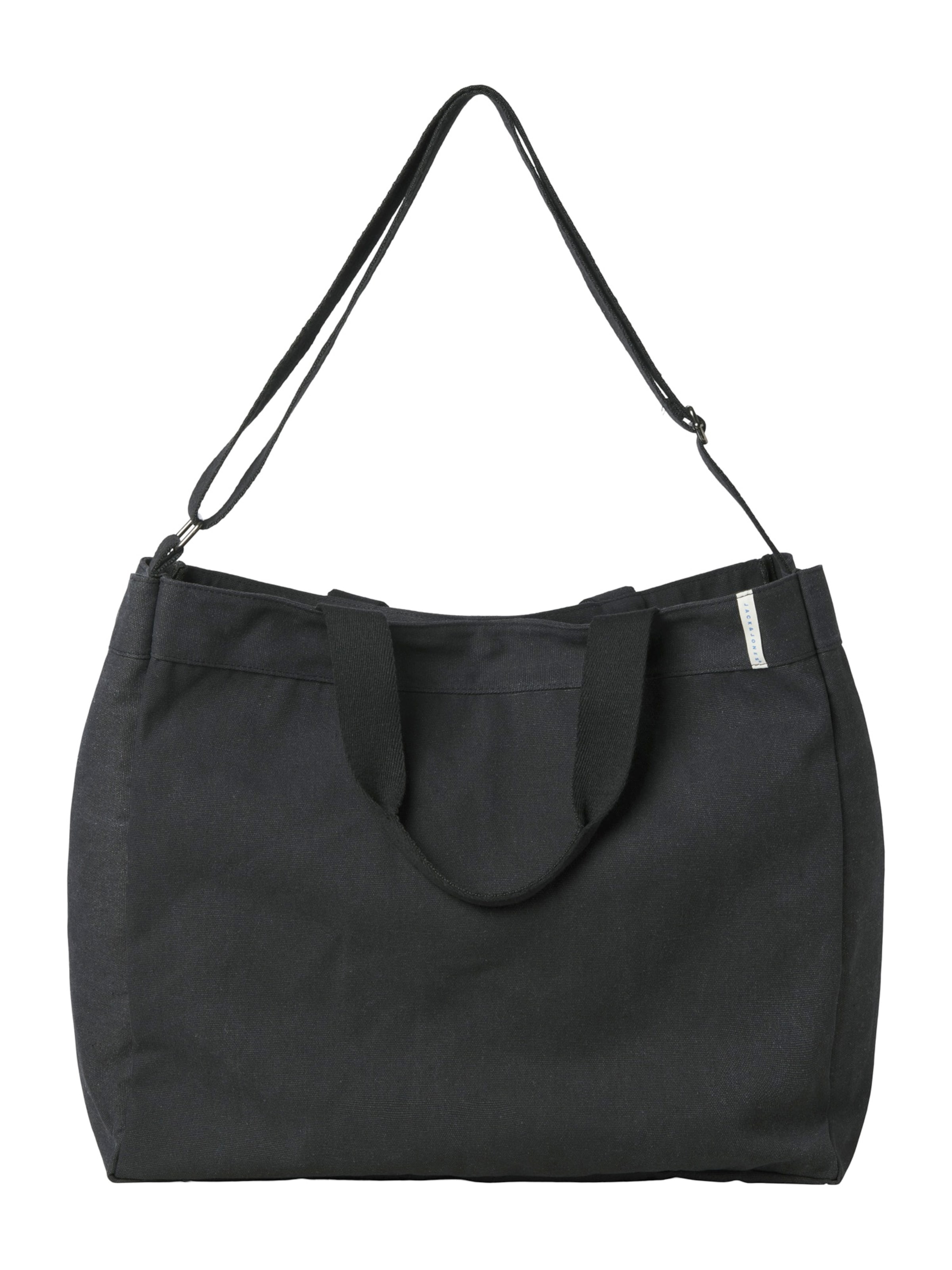 JACK & JONES Shopper táska 'JACJOSEPH' - fekete: elől
