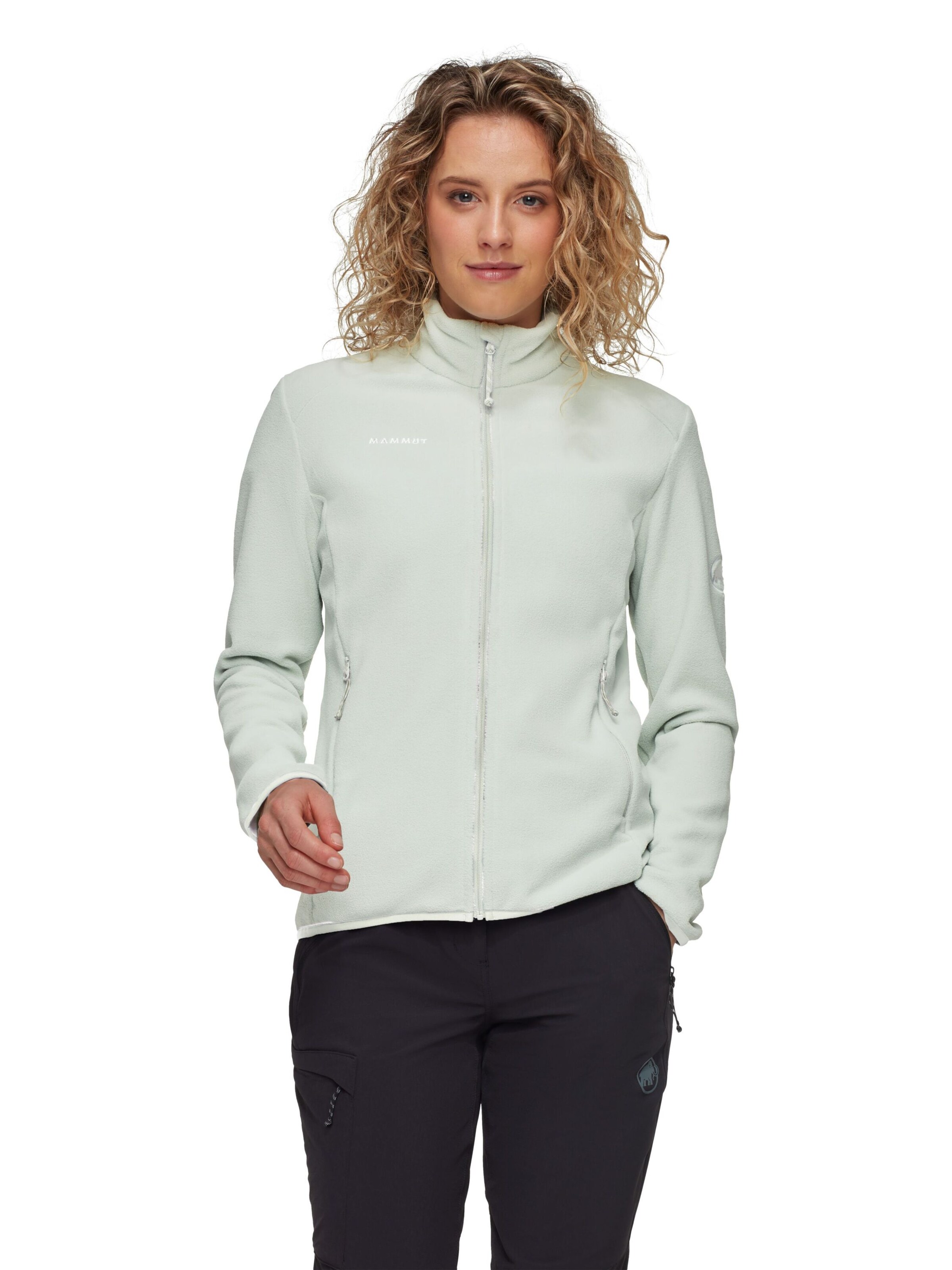 MAMMUT Athletic Fleece Jacket in Green: front