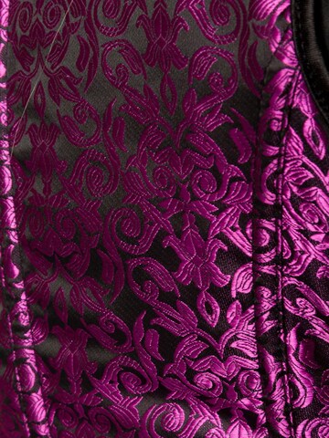 Dirndline Dirndl '3-tlg. Jacquard-Trachten-Set' in Purple