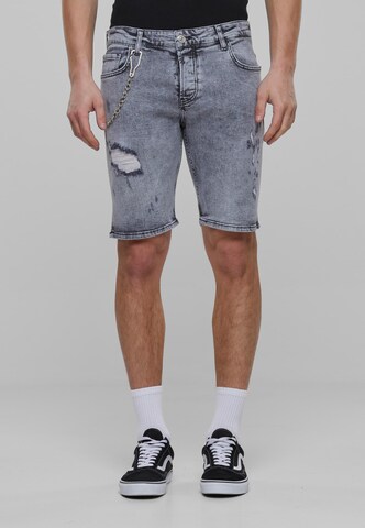 2Y Premium Regular Jeans in Grey: front