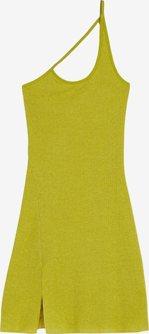 Bershka Knit dress in Green: front