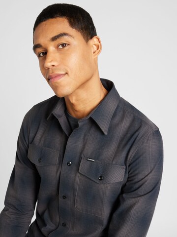 G-STAR Regular Fit Hemd 'Marine' in Schwarz