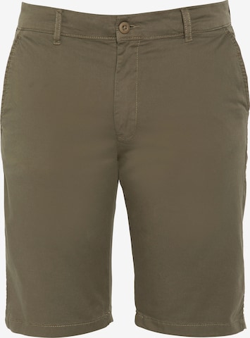 Schott NYC Slim fit Pants in Green: front
