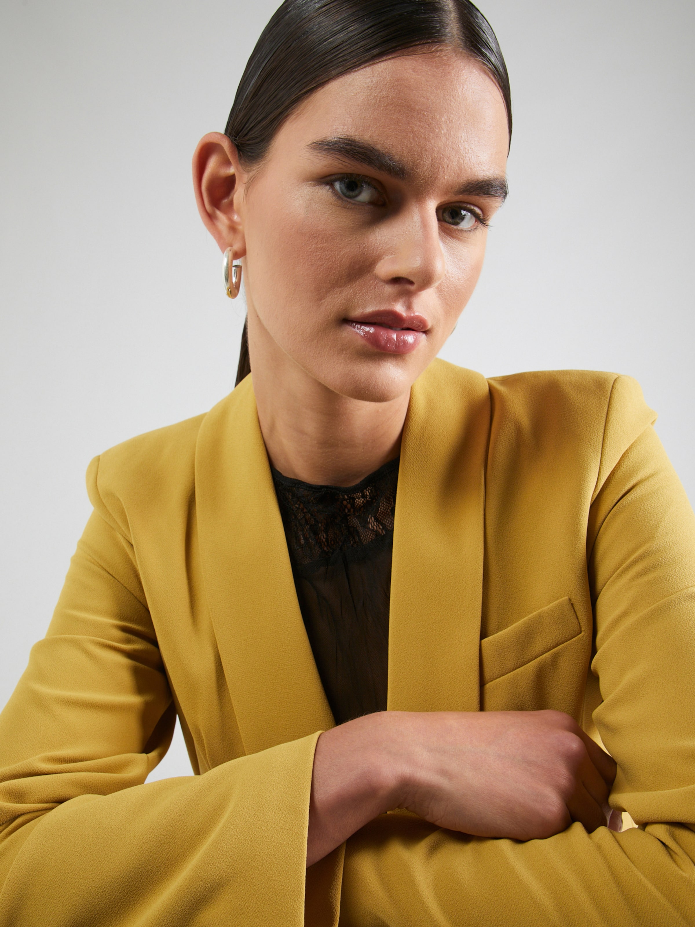 River island mustard blazer sale
