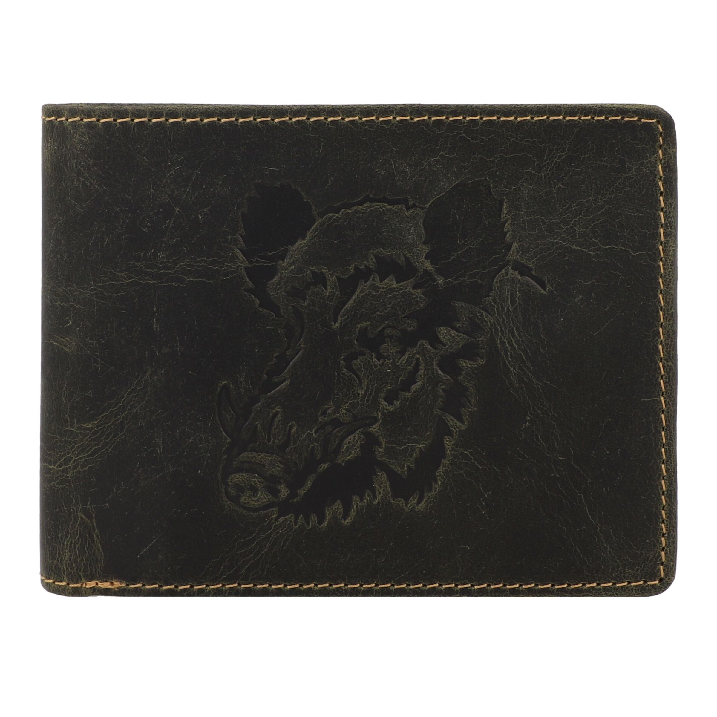 Porte-monnaies GREENBURRY en vert : devant