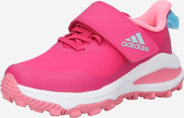 ADIDAS SPORTSWEAR Laufschuh 'Fortarun All-Terrain Cloudfoam Elastic Lace And Top Strap' in Pink: predná strana