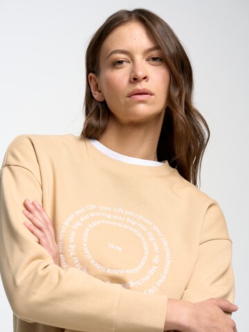 BIG STAR Sweatshirt 'Ofrysima' in Beige