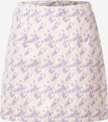 PIECES Skirt 'HARRIET' in Purple: front