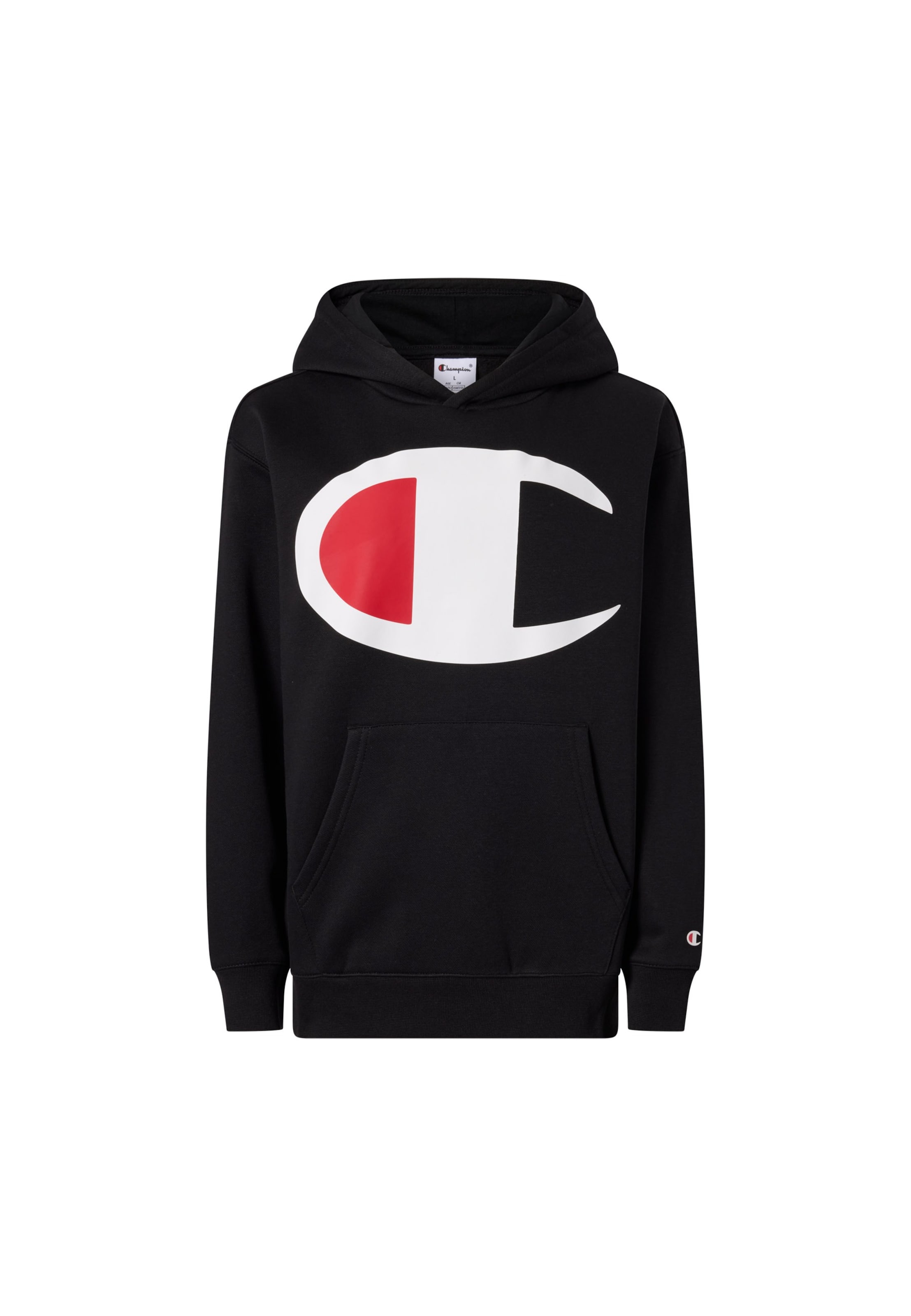 Champion Sweatshirt in 104 in rot / schwarz / weiß, Produktansicht
