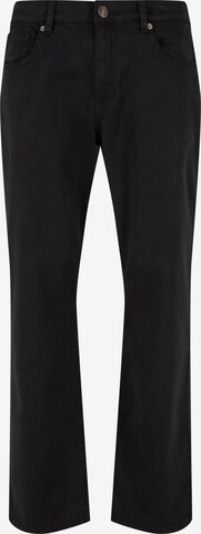 Urban Classics Slimfit Jeans in Schwarz: predná strana